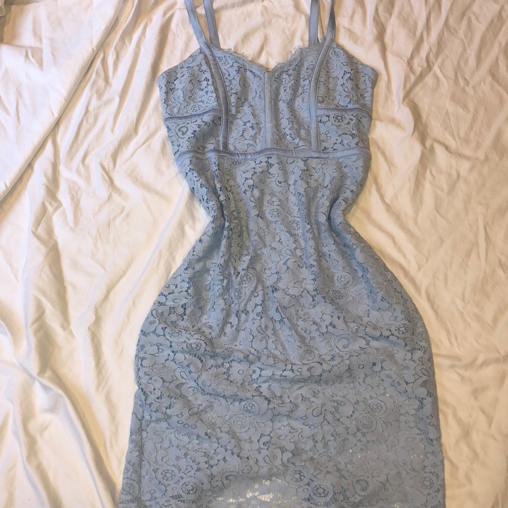 Baby blue lace dress💎